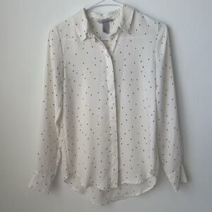 H&M Heart Button-Up - Size 2